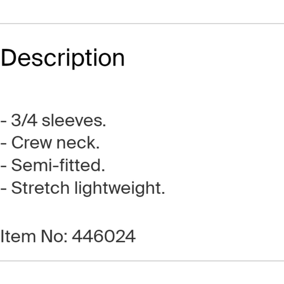 Hyba 3/4 Sleeve Crew neck Sweatshirt - Picture 4 of 8